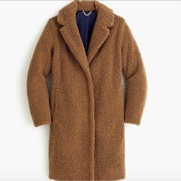 J CREW Teddy sherpa topcoat ~ NWOT - Picture 2 of 7